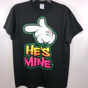 NWOT Gildan Women's Funny Tee Black Top Size M.